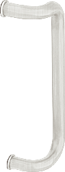 C.R. Laurence CRL Brushed Stainless 10&quot; Single Offset Door Pull | CD10BS