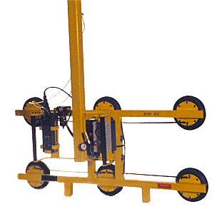 C.R. Laurence CRL Wood&#39;s 340 Kilogram Capacity Vertical Lift C-Frame Vacuum Lifter | AUCFVL69AC
