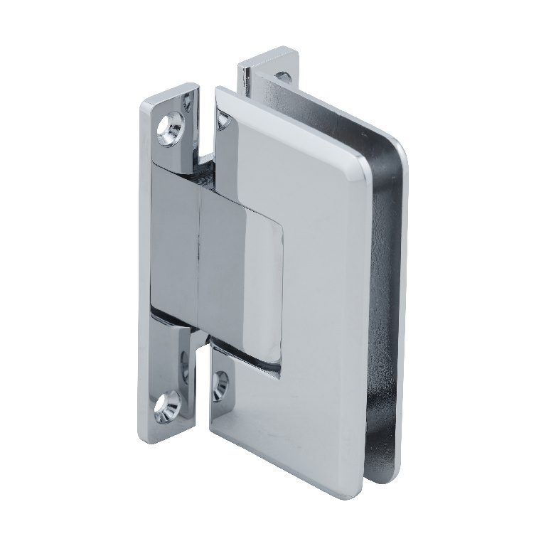 CRL Cologne 037 Series Polished Chrome Wall Mount Shower Door Hinge | C0L037CH
