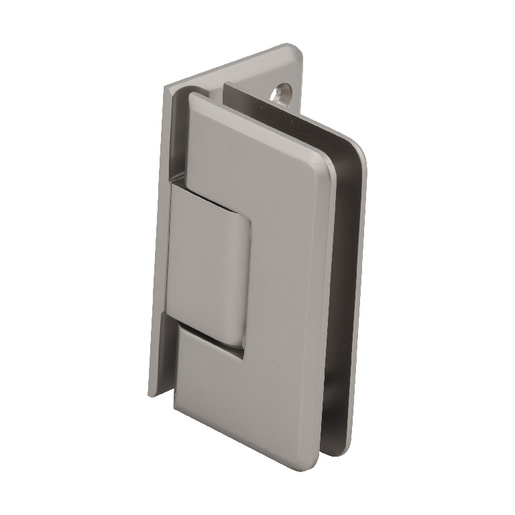 CRL Satin Nickel Cologne 044 Series Wall Mount Offset Back Plate Hinge | C0L044SN