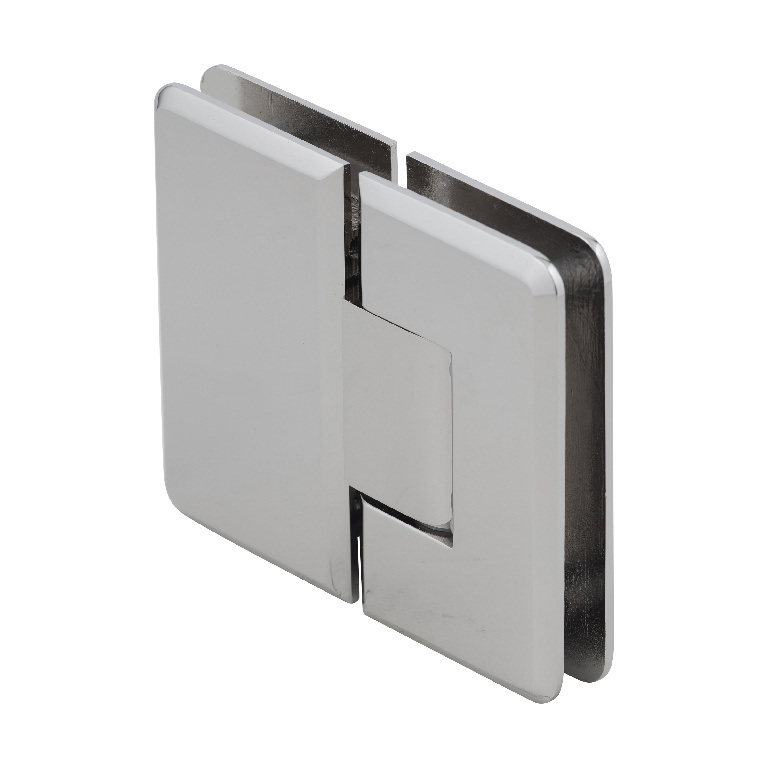 CRL Cologne 180 Series Polished Nickel 180&amp;#176; Glass-to-Glass Hinge | C0L180PN