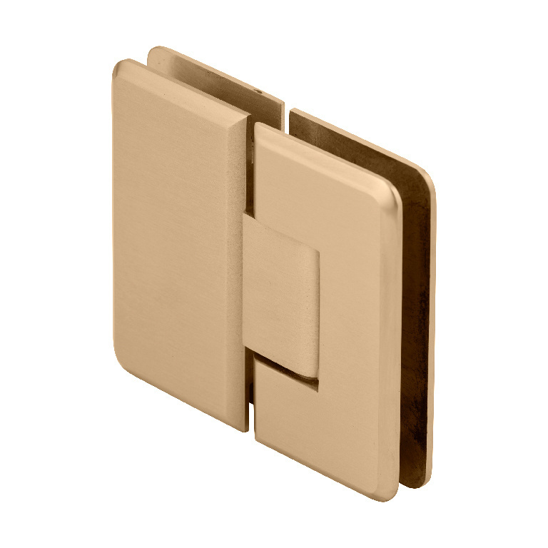 CRL Cologne 180 Series Satin Brass 180&amp;#176; Glass-to-Glass Hinge | C0L180SB