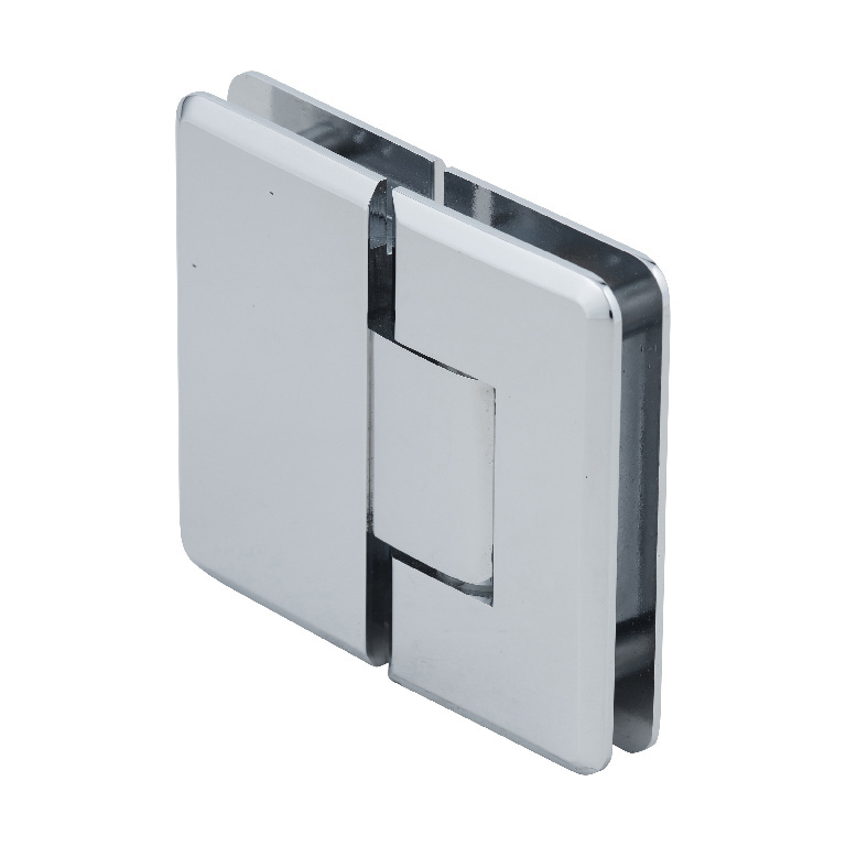CRL Chrome Cologne 380 Series Adjustable 180 Degree Glass-to-Glass Hinge | C0L380CH