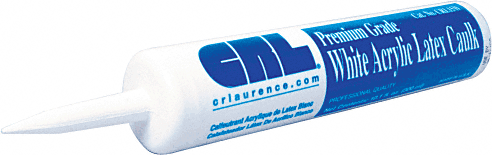 C.R. Laurence CRL White Premium Acrylic Latex Caulk | CRL15W
