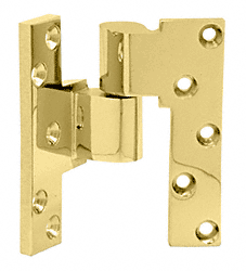 C.R. Laurence CRL Polished Brass 3/4&quot; Offset Intermediate Left Hand Pivot  | CRL19LHPB