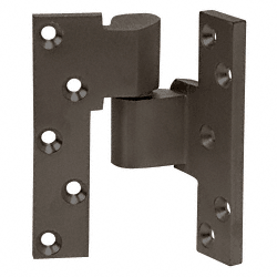C.R. Laurence CRL Dark Bronze 3/4&quot; Offset Intermediate Right Hand Pivot  | CRL19RHDU