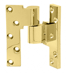 C.R. Laurence CRL Polished Brass 3/4&quot; Offset Intermediate Right Hand Pivot  | CRL19RHPB