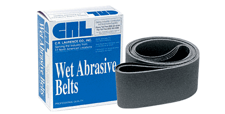 C.R. Laurence CRL 4&quot; x 64&quot; 400 Grit Wet-Dry Abrasive Belts - Pack of 5 | CRL4X64400X