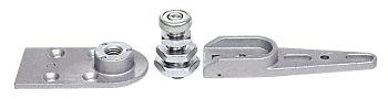 C.R. Laurence CRL Dual-Purpose Floor or Threshold Mounted Pivot for Use with 1&quot; Deep Bottom Door Rail Applications | CRL8010DP