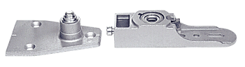 C.R. Laurence CRL Jackson Bottom Pivot Set for Use with 1-1/2 Inch Deep Bottom Door Rail for Side-Load Applications | 20740
