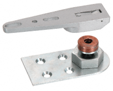 C.R. Laurence CRL Adjustable End-Load Floor Mount Bottom Pivot Set | CRL8010ADJ