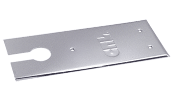 C.R. Laurence CRL Polished Stainless Finish Closer Cover Plates for 8300 Series Floor Mounted Closer  | CRL83CPPS