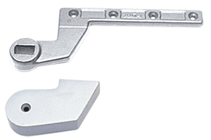 C.R. Laurence CRL Aluminum Finish 1-1/2&quot; Right Hand (LHRB) Floor Closer Offset Arm | CRL9050RHA