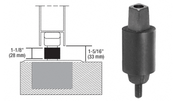 C.R. Laurence CRL &quot;Mab&quot; Type Spindle 1-1/8&quot; (28mm) Collar Height  | CRL9050S28
