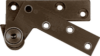C.R. Laurence CRL Dark Bronze Full Mortise Non-Handed 3/4&quot; Offset Top Pivot | CRL9075DU