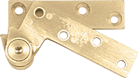 C.R. Laurence CRL Polished Brass Full Mortise Non-Handed 3/4&quot; Offset Top Pivot | CRL9075PB