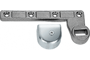 C.R. Laurence CRL 3/4&quot; Offset Polished Stainless Finish Left Hand (RHRB) Bottom Arm for use with Floor Closers | CRL9077PS