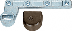 C.R. Laurence CRL 3/4&quot; Offset Dark Bronze Right Hand (LHR) Bottom Arm for use with Floor Closers  | CRL9079DU