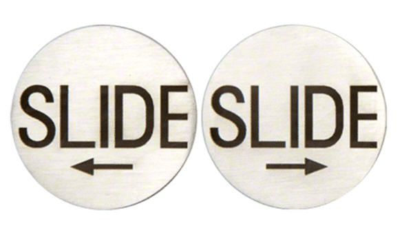 2&quot; Round Brushed Stainless Slide Indicator - Set | 3EPSSL