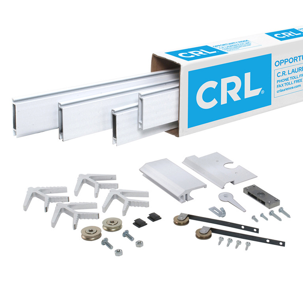 C.R. Laurence CRL Champion Series White Powder Coated 32&quot; x 82&quot; Super Heavy-Duty Extruded K.D. Sliding Screen Door Kit | KDEX21230W