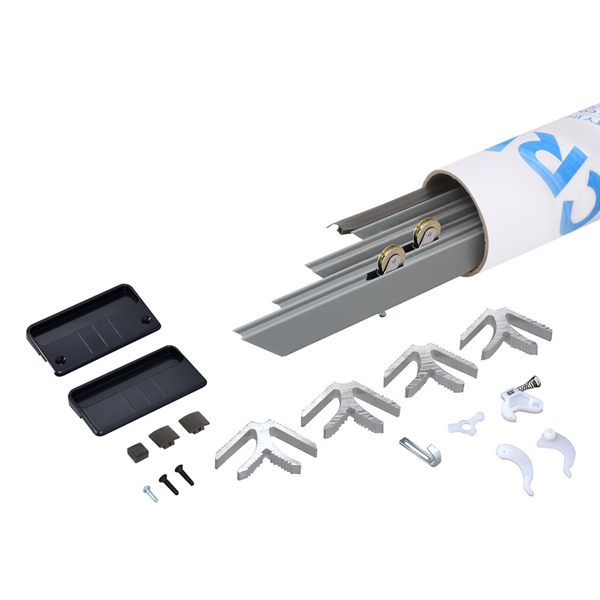 CRL Gray 49&quot; x 81&quot; K.D. Screen Door Kit- Steel Rollers
 | PS13448