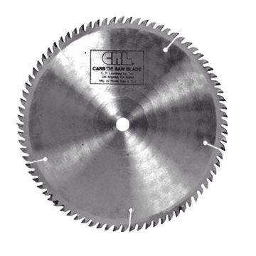 C.R. Laurence CRL Nordic 10&quot; 80 Tooth Carbide Tipped Saw Blade for Picture Frame Molding | CSB10X80CCFB