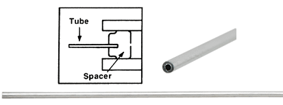 C.R. Laurence CRL 12&quot; (304.8 mm) Stainless Steel Capillary/Breather Tube for Insulating Glass Units 100/PK | CT12C