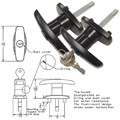 Gordon Glass&#174; Truck Cap T-Handles for Statewide Cap Doors - Pair