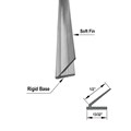 Gordon Glass&#174; Clear Vinyl Jamb Seal for Framed and Frameless Swinging Shower Doors -  78 inches Long