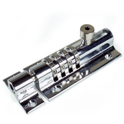 Combi Bolt Chrome Sliding Bolt Lock  | TLKCB2000CH