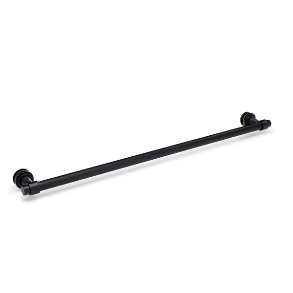 Concerto 24&quot; Cuttable Single-Sided Towel Bar - Matte Black | N24SNGTBMB
