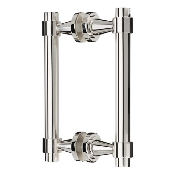 Nuvo 12&quot; Cuttable 3/4&quot; Diameter Double Pull - Polished Nickel | N12DPPN
