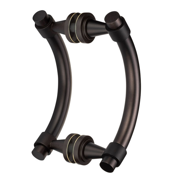 Concerto 8&quot; Back-to-Back Double Sided Offset Pull - Oil Rubbed Bronze (Medium) | C8DOPORBM