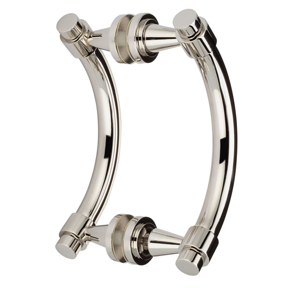 Concerto 6&quot; Back-to-Back Double Sided Offset Pull - Polished Nickel | C6DOPPN