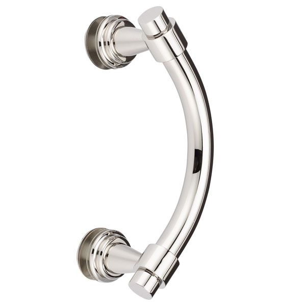 Concerto 8&quot; Center-to-Center Single Sided Offset Pull - Polished Nickel | C8SOPPN