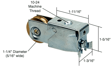 Sliding Glass Pato Door Hardware | Sliding Glass Patio Door Replacement Rollers | D1560 | D1560