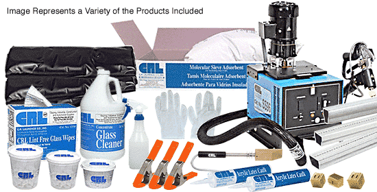C.R. Laurence CRL Deluxe Insulated Glass Hot Melt Starter Kit | D1GK7