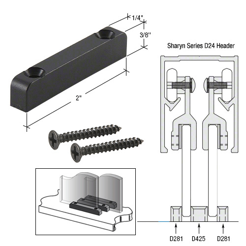 CRL Nylon Lower Guide - High Profile
 | D281