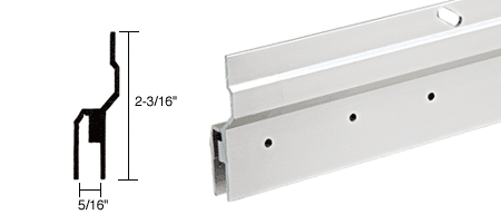 C.R. Laurence CRL Satin Anodized Masteroll Rear Hanger - 6 ft long | D29A