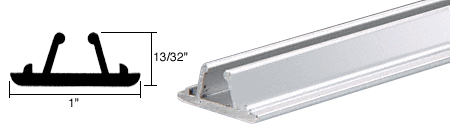 C.R. Laurence CRL Bright Anodized Aluminum Showcase Connector Strips | D3030BA