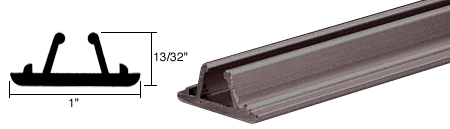 C.R. Laurence CRL Duranodic Bronze Aluminum Showcase Connector Strips | D3030DU