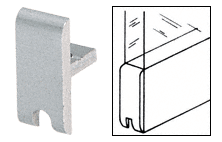 C.R. Laurence CRL Satin Anodizied End Cap for D610 H-Bar | D332A