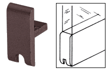 C.R. Laurence CRL Duranodic Finish End Cap for D610 H-Bar | D332DU