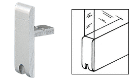 C.R. Laurence CRL Satin Anodized End Cap for MC610 &quot;H&quot; Bar | D333A