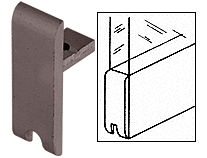 C.R. Laurence CRL Duranodic Finish End Cap for LK610 H-Bar | D334DU
