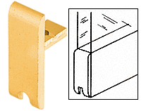 C.R. Laurence CRL Gold Anodized End Cap for LK610 H-Bar | D334GA
