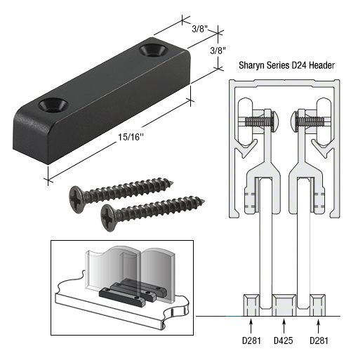 CRL Nylon Lower Guide | D425