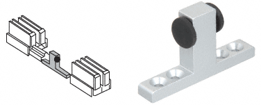 C.R. Laurence CRL Two-Way Stop For Sliding Doors | D57A