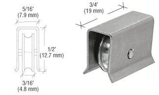 C.R. Laurence CRL Heavy Duty Ball Bearing Wheel Assembly for CRL H-Bar | D649