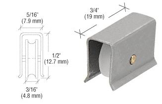 C.R. Laurence Standard Nylon Wheel Assembly for CRL H-Bar  | D650
